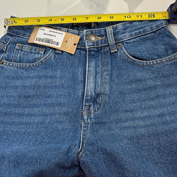 Nasty Gal Organic Denim High Waisted Mom Jeans - Sz 2 NWT - Picture 7 of 7